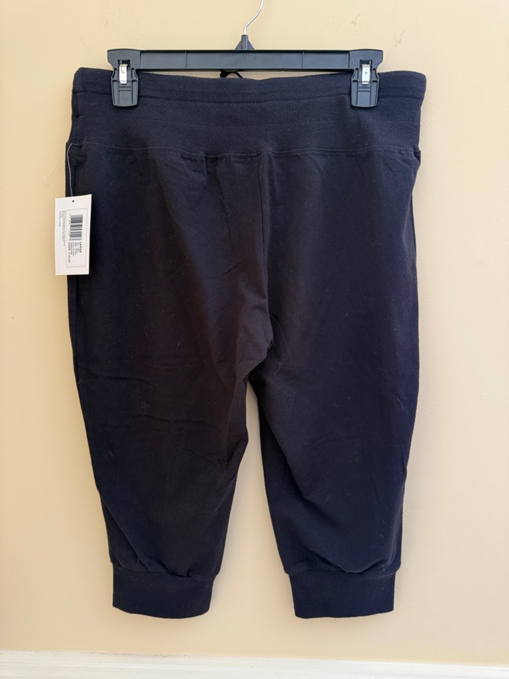 Jockey Black Capri Jogger Pants Sz large - Picture 4 of 5